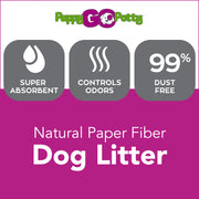 Natural Paper Fiber Dog Litter