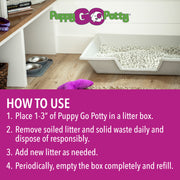 Natural Paper Fiber Dog Litter
