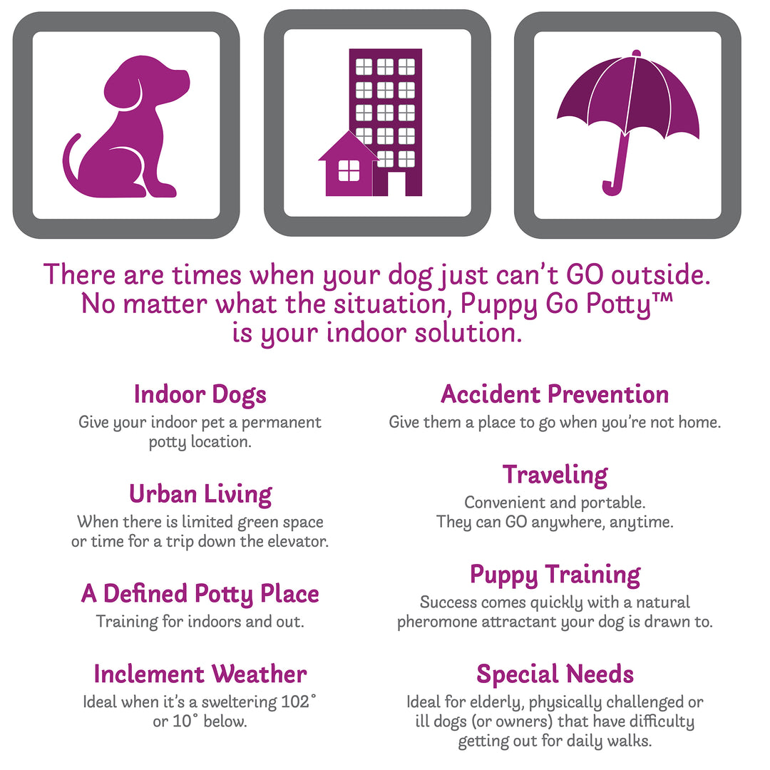 Natural Paper Fiber Dog Litter Indoor Potty Solution